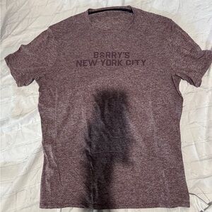 Lululemon Athletica Heathered Burgundy Tee